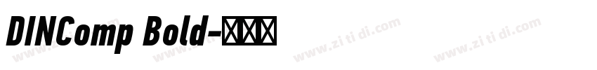 DINComp Bold字体转换 DINComp Bold字体转换